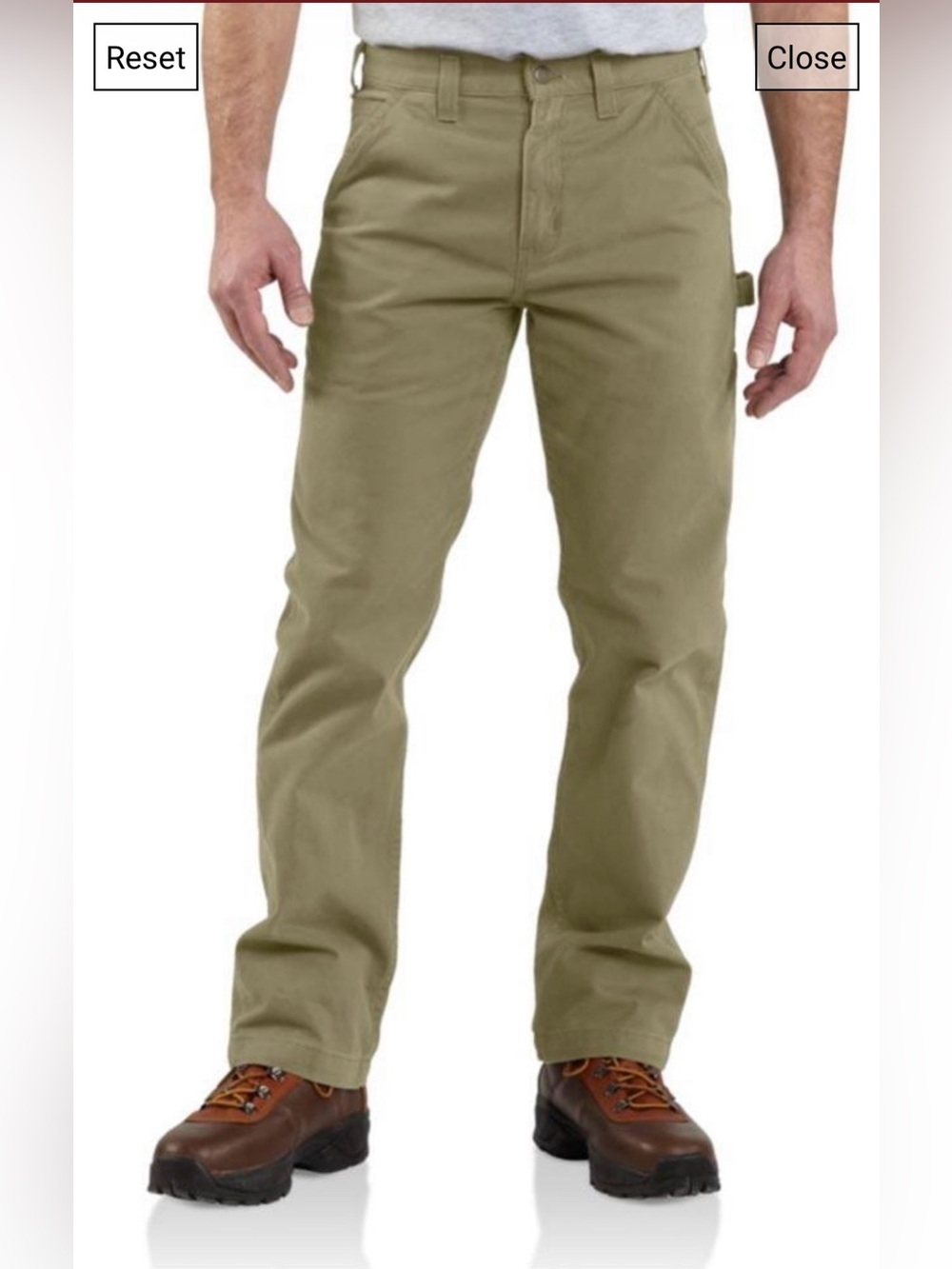 Carhartt B324 Relaxed Straight Twill Dungaree Pant